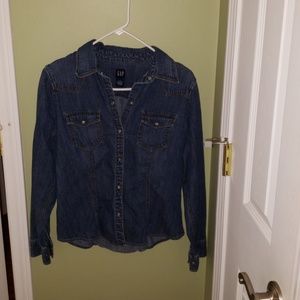 Gap denim shirt